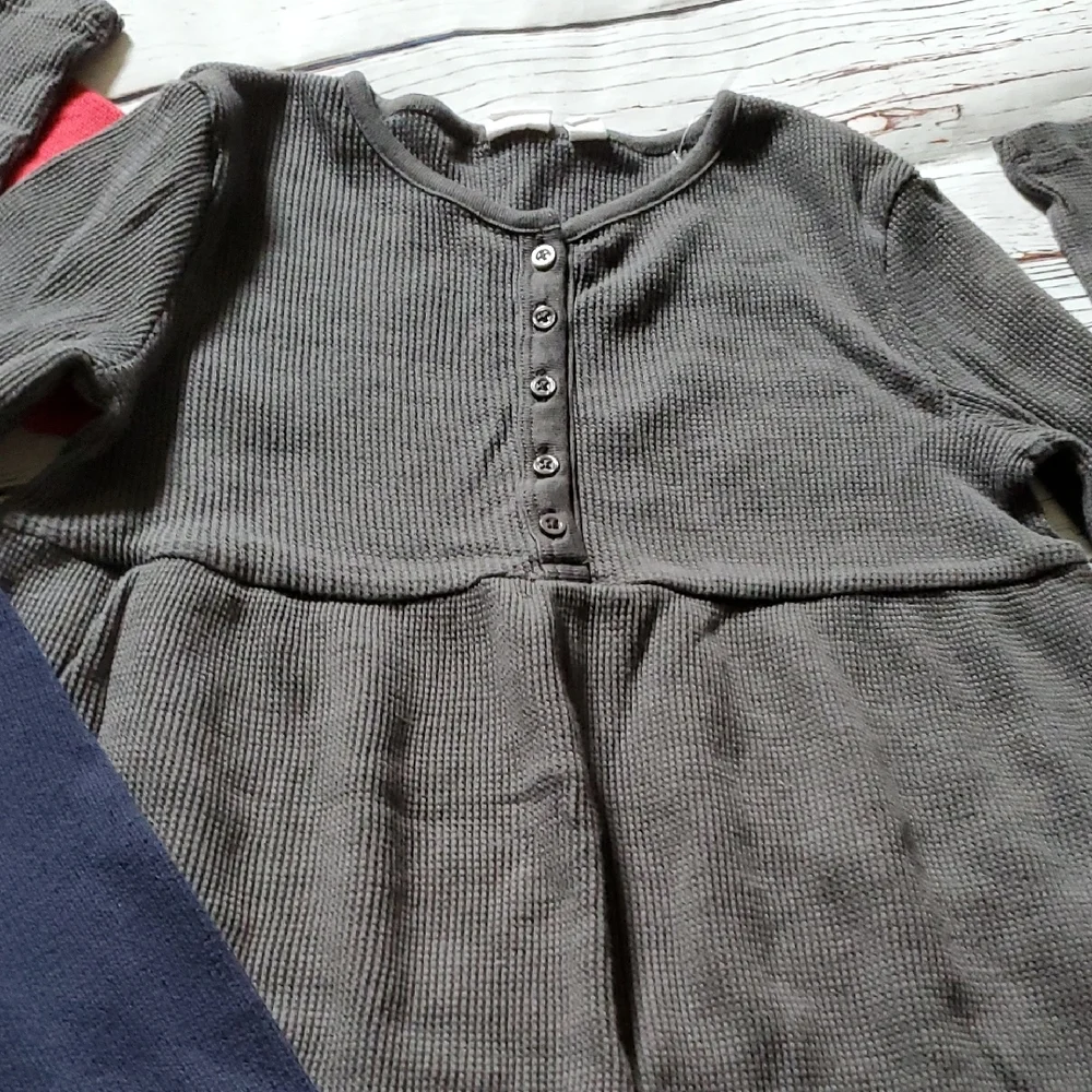Girls' Dresses Set - Pink, Red, and Gray